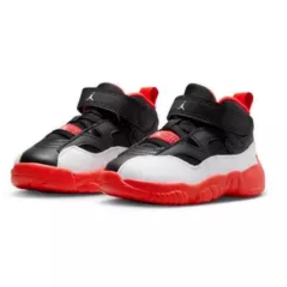 Jordan Jumpman Two Trey "Black/White-Infrared 23" Toddler Boys' Shoe | NEW/NIB🔥 - Picture 1 of 14